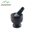 16cm 100% Natural Granite Stone Mortar and Pestle